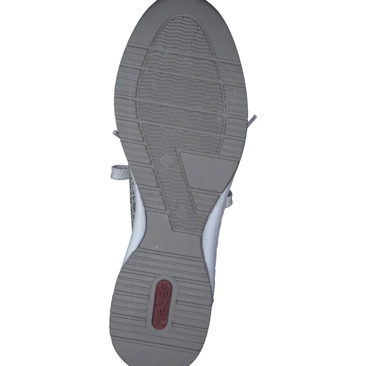 Rieker N4316, Schnürschuhe, Damen, Weiß