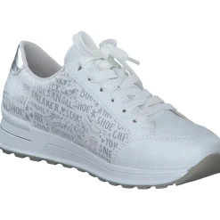 Rieker N1403, Schnürschuhe, Damen, weiss/bianco/silber