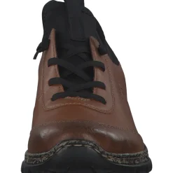 Rieker N4281, Schnürschuhe, Herren, cayenne/schwarz