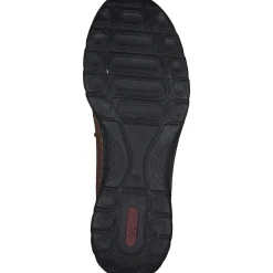 Rieker N4281, Schnürschuhe, Herren, cayenne/schwarz