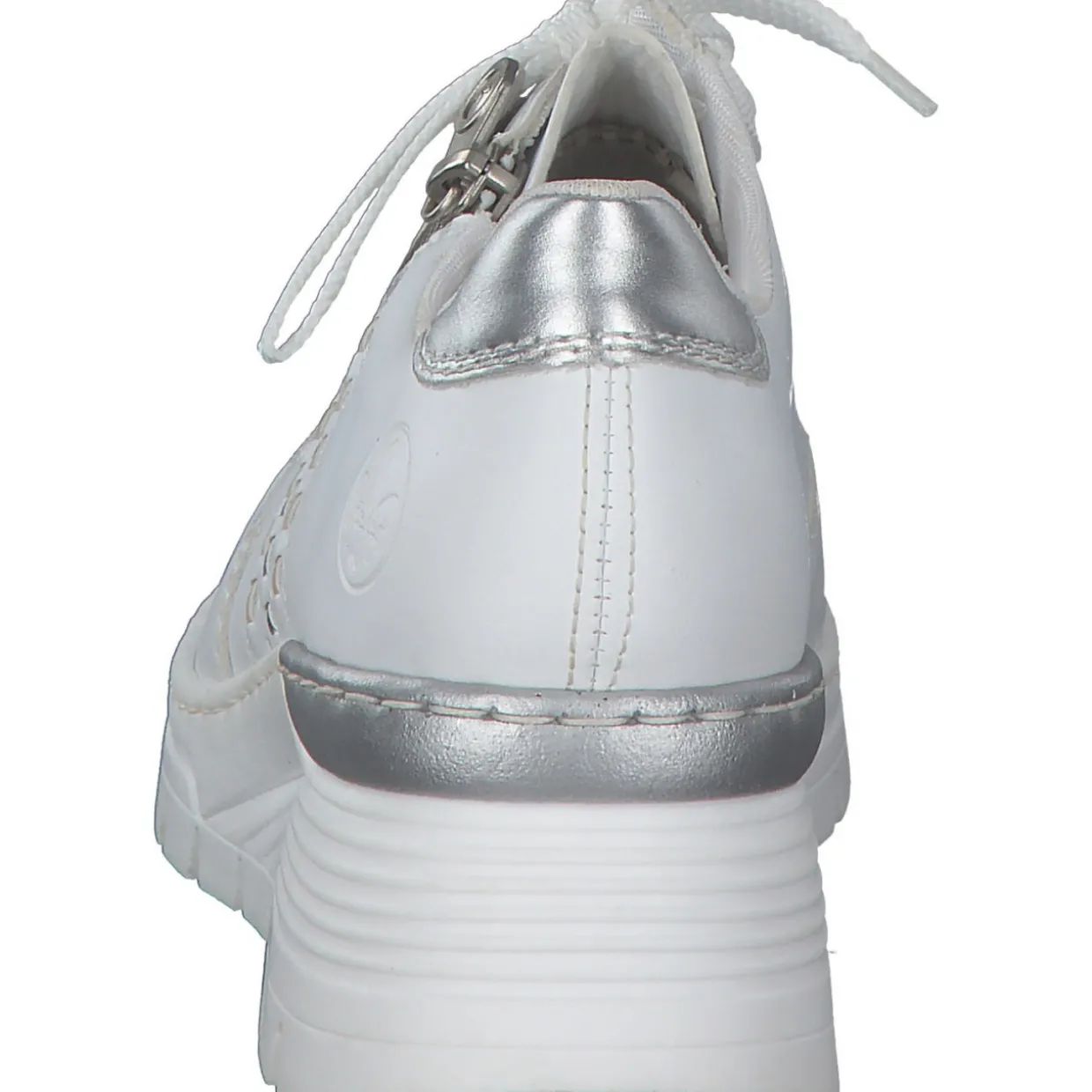 Rieker N8321, Sneakers Low, Damen, Weiß