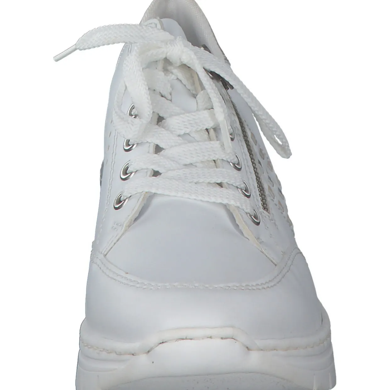 Rieker N8321, Sneakers Low, Damen, Weiß