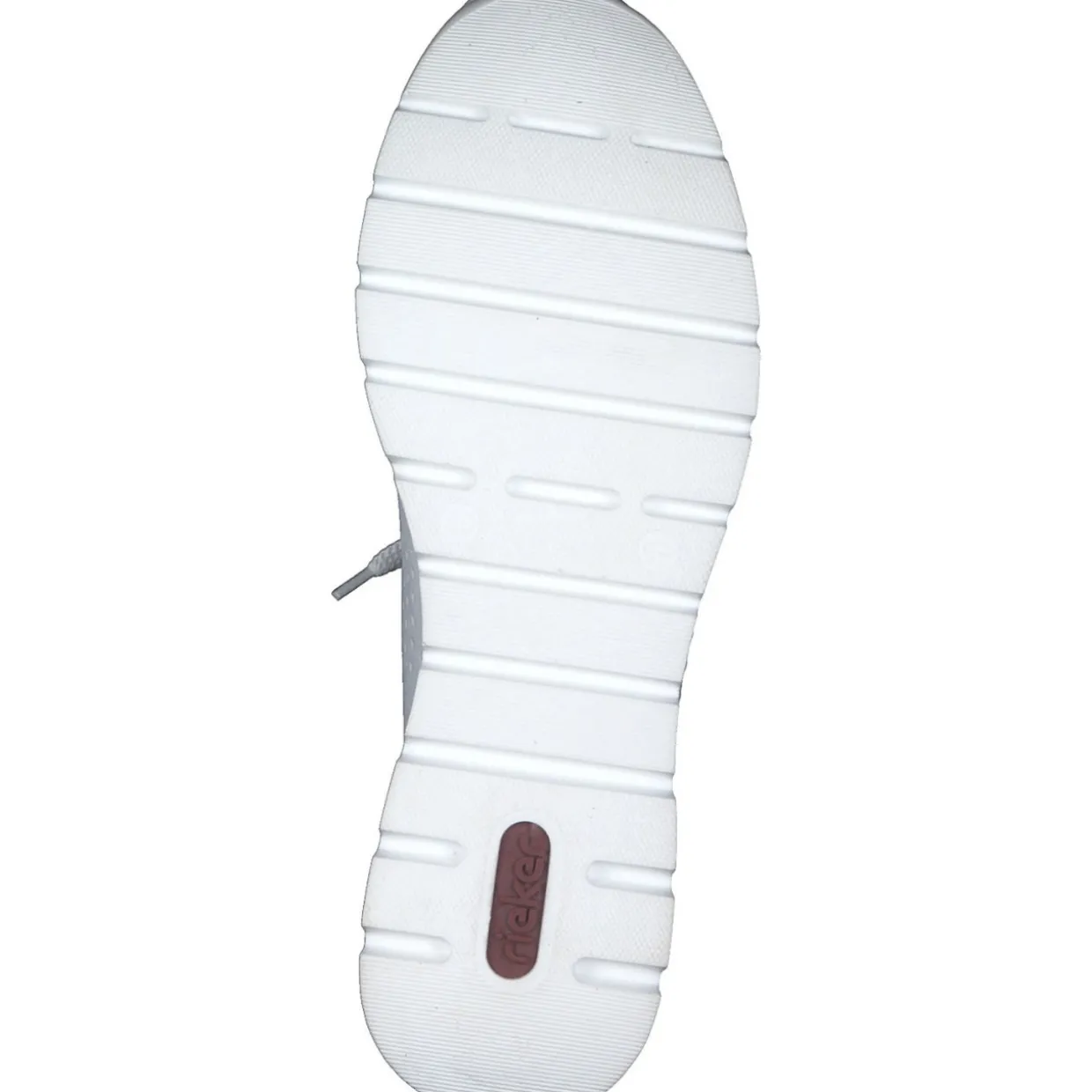 Rieker N8321, Sneakers Low, Damen, Weiß