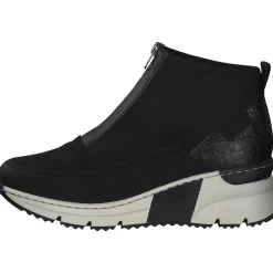 Rieker N6352, Stiefeletten, Damen, Schwarz