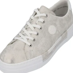 Rieker N49W1, Schnürschuhe, Damen, beige-gold/weiss