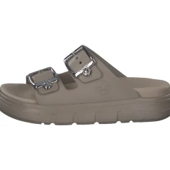 Rieker P2180, Plateau-Pantoletten, Damen, cliff