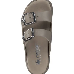 Rieker P2180, Plateau-Pantoletten, Damen, cliff