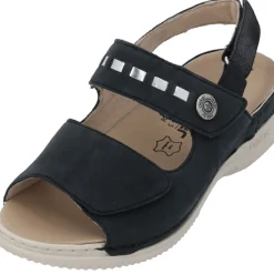 Rieker V7473, Keilsandaletten, Damen, Blau