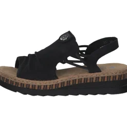 Rieker V7972, Keilsandaletten, Damen, Schwarz