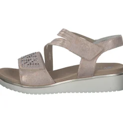 Rieker V3764, Keilsandaletten, Damen, rosegold