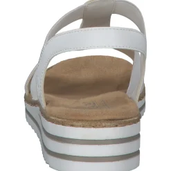 Rieker V0687, Keilsandaletten, Damen, WEISS