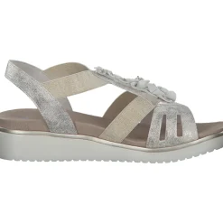 Rieker V3788, Keilsandaletten, Damen, Beige