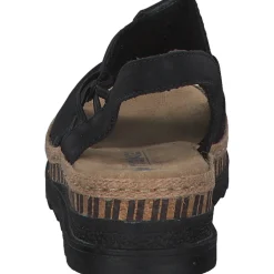 Rieker V7972, Keilsandaletten, Damen, Schwarz