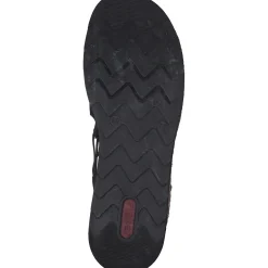 Rieker V7972, Keilsandaletten, Damen, Schwarz