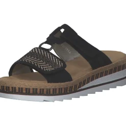 Rieker V7947, Pantoletten & Badeschuhe, Damen, Schwarz