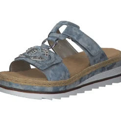 Rieker V7986, Pantoletten & Badeschuhe, Damen, Blau