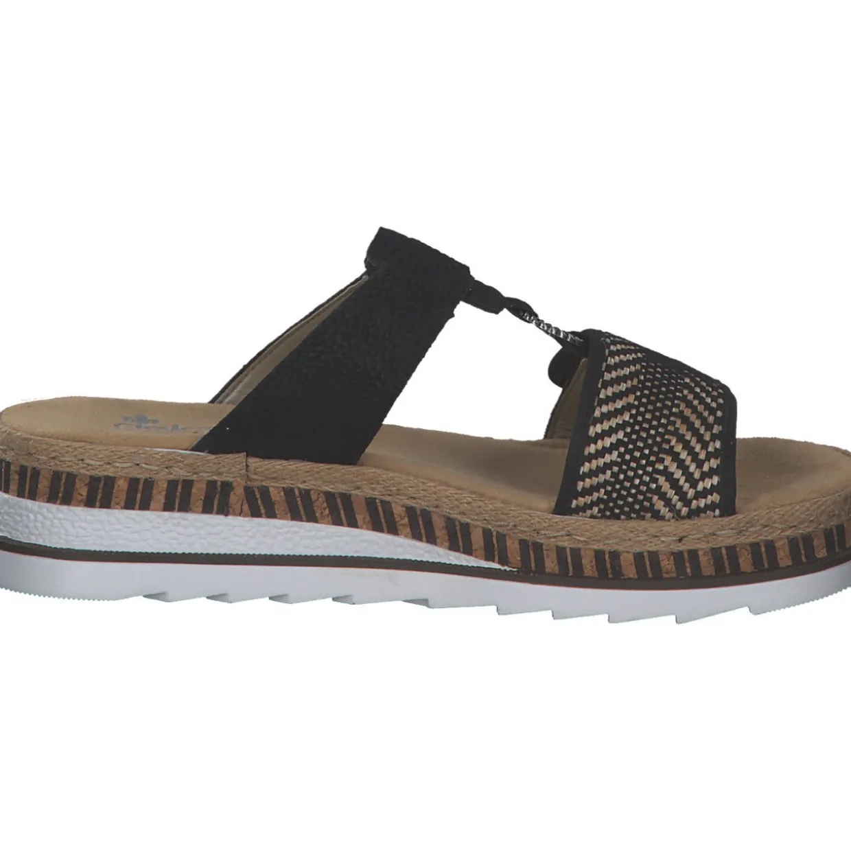 Rieker V7947, Pantoletten & Badeschuhe, Damen, Schwarz