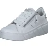 Rieker W2605, Schnürschuhe, Damen, weiss/perlmutt/weiss