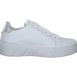Rieker W2605, Schnürschuhe, Damen, weiss/perlmutt/weiss