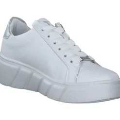 Rieker W2605, Schnürschuhe, Damen, weiss/perlmutt/weiss