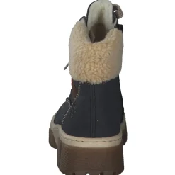 Rieker X8638, Winterstiefeletten, Damen, Blau