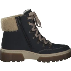 Rieker X8638, Winterstiefeletten, Damen, Blau
