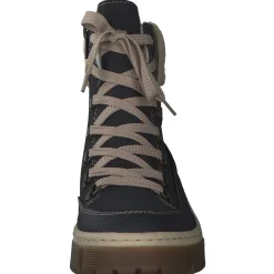 Rieker X8638, Winterstiefeletten, Damen, Blau