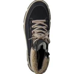 Rieker X8638, Winterstiefeletten, Damen, Blau