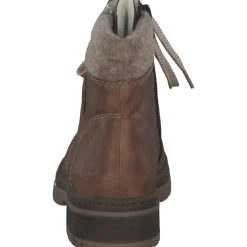 Rieker Y7428, Schnürstiefel, Damen, nuss-anik/kastanie/wood