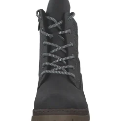 Rieker Y7424-45, Schnürstiefel, Damen, anthrazit/grau