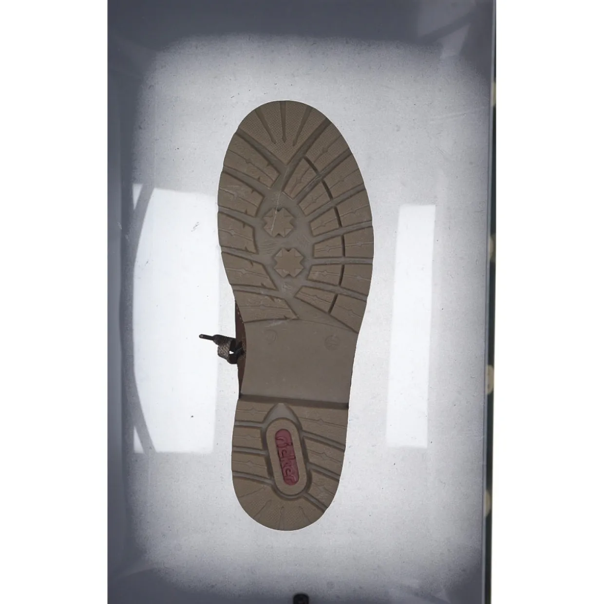 Rieker Y7428, Schnürstiefel, Damen, nuss-anik/kastanie/wood