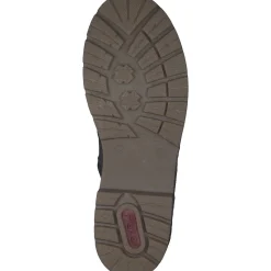 Rieker Y7424-45, Schnürstiefel, Damen, anthrazit/grau