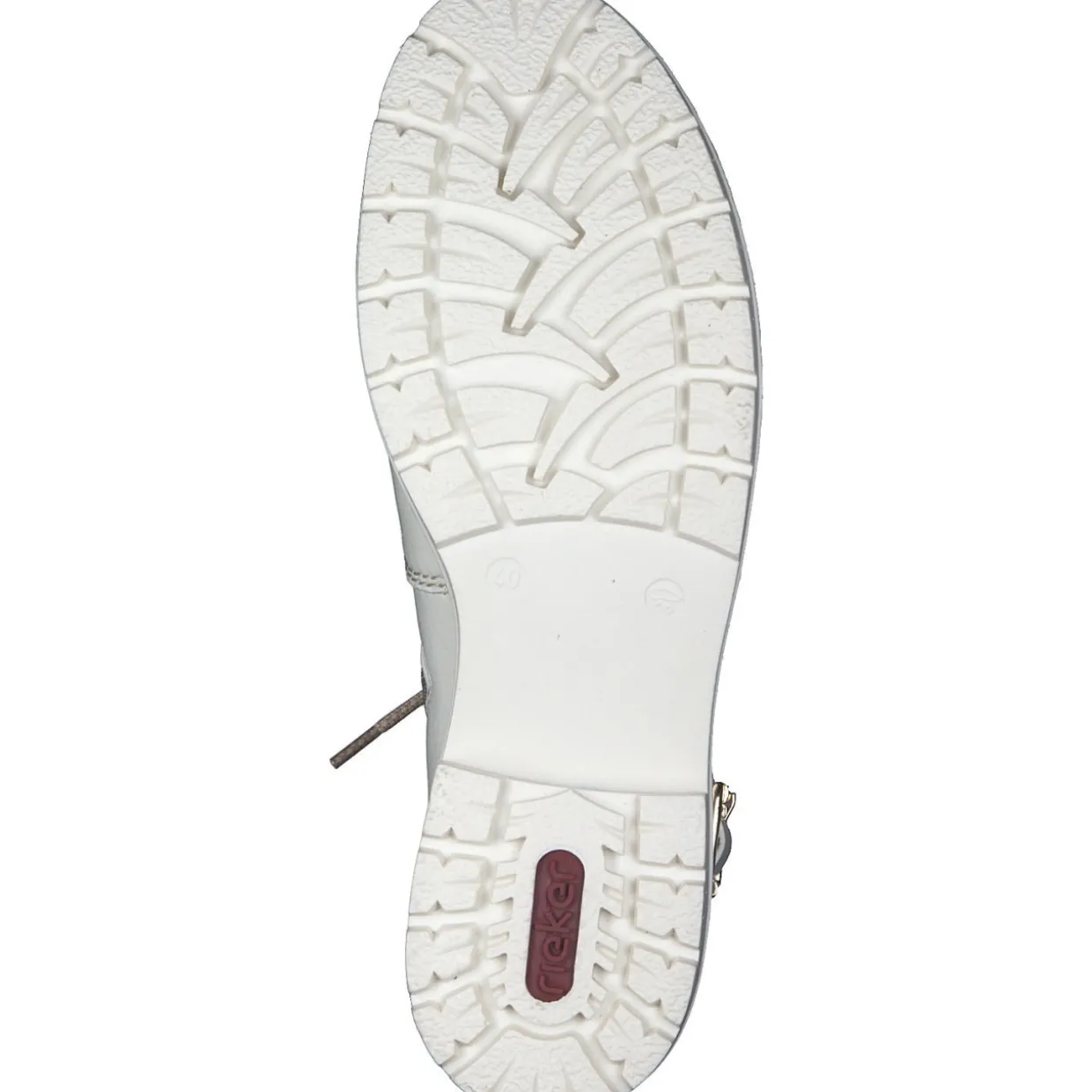 Rieker Y9126, Schnürstiefel, Damen, Weiß