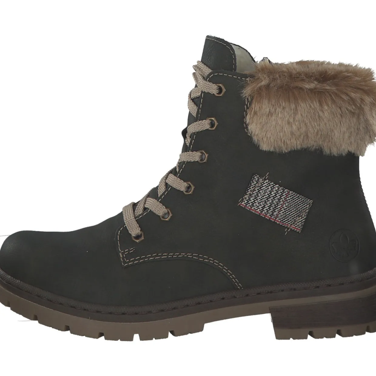 Rieker Y7411, Winterstiefeletten, Damen, forest