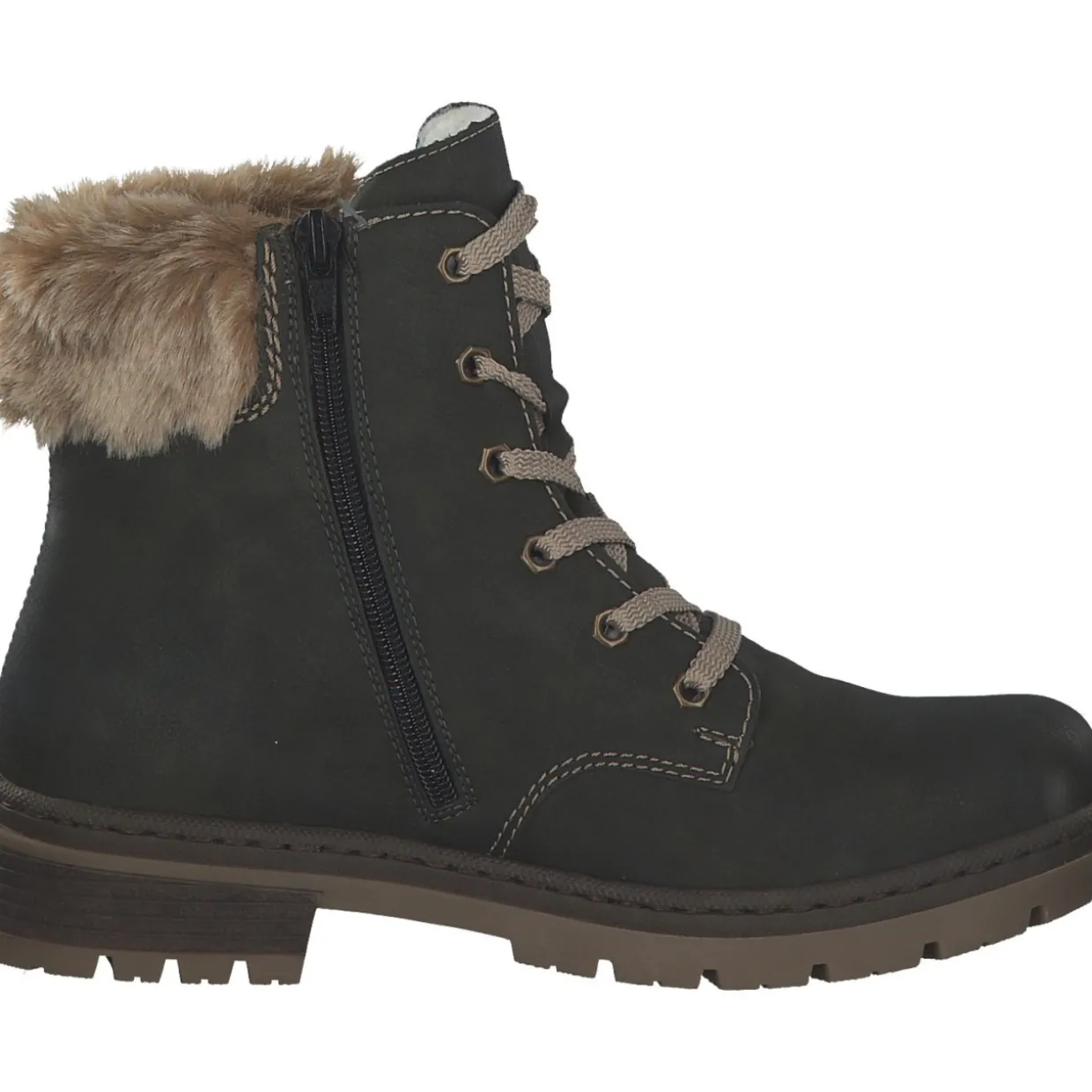 Rieker Y7411, Winterstiefeletten, Damen, forest