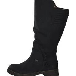 Rieker Z4776, Overknee-Stiefel, Damen, Schwarz