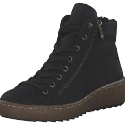 Rieker Z6610, Schnürstiefel, Damen, Schwarz (Black)