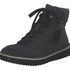 Rieker Z4251-45, Schnürstiefel, Damen, anthrazit/grau/schwarz