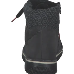 Rieker Z4251-45, Schnürstiefel, Damen, anthrazit/grau/schwarz