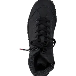 Rieker Z4251-45, Schnürstiefel, Damen, anthrazit/grau/schwarz