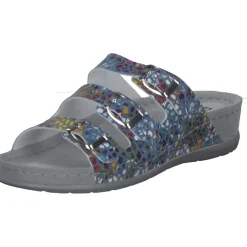 Rohde 5851, Hausschuhe & Pantoffeln, Damen, blau - muster