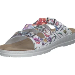 Rohde 1428/08, Hausschuhe & Pantoffeln, Damen, WEISS/BUNT