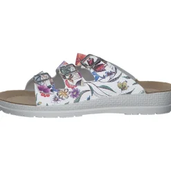 Rohde 1428/08, Hausschuhe & Pantoffeln, Damen, WEISS/BUNT