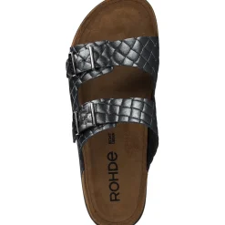 Rohde 5863/88, Hausschuhe & Pantoffeln, Damen, Schwarz (altsilber)