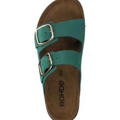 Rohde 5879, Hausschuhe & Pantoffeln, Damen, grün