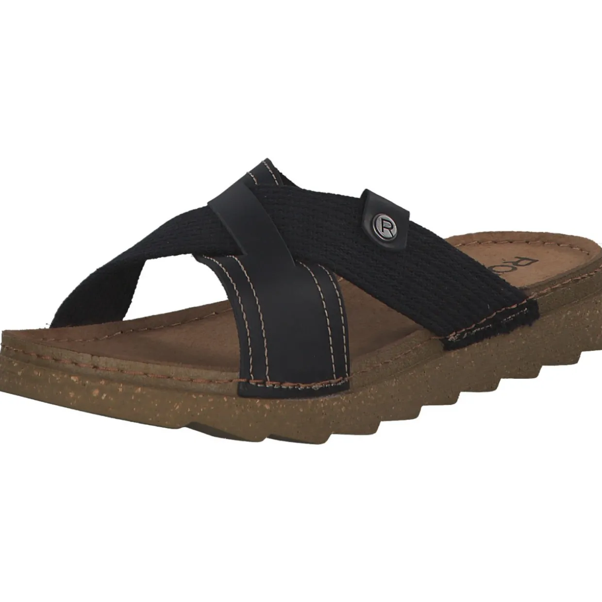 Rohde 5976, Pantoletten & Badeschuhe, Herren, Schwarz