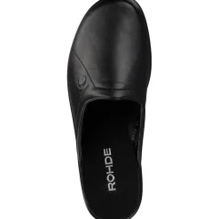 Rohde 1558, Pantoletten, Herren, Schwarz