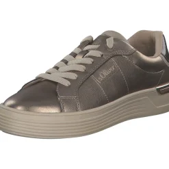 s. Oliver 5-23603-43/406 M2360342, Schnürschuhe, Damen, beige metallic