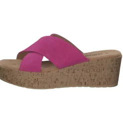 s. Oliver 27212, Plateau-Pantoletten, Damen, pink