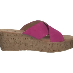 s. Oliver 27212, Plateau-Pantoletten, Damen, pink